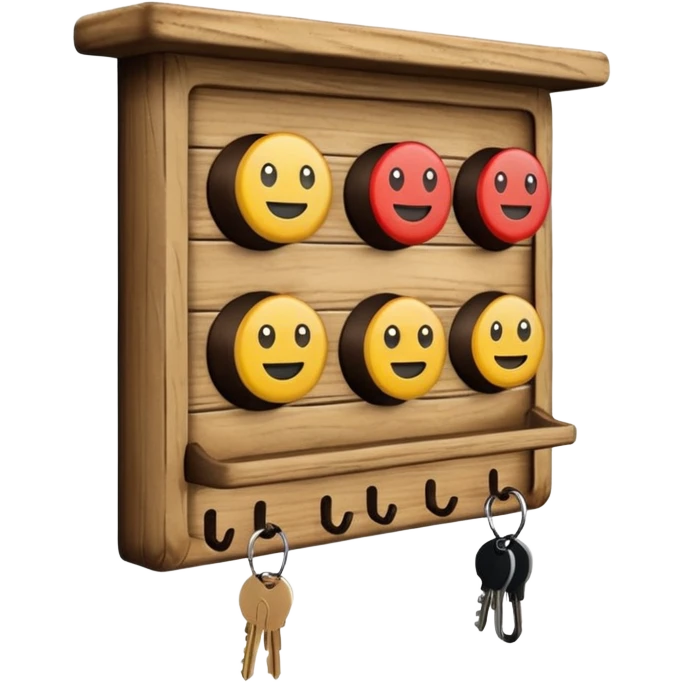 Wall Key holder emoji
