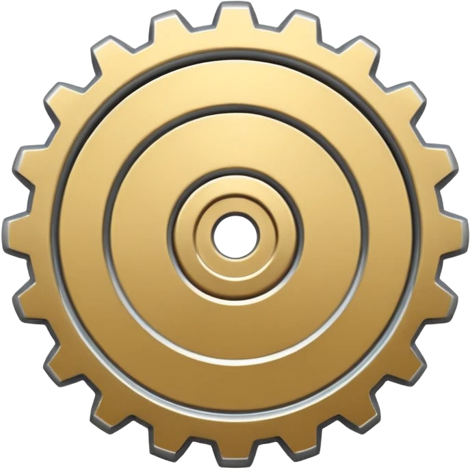  gear emoji modern professional design for business presentation emoji