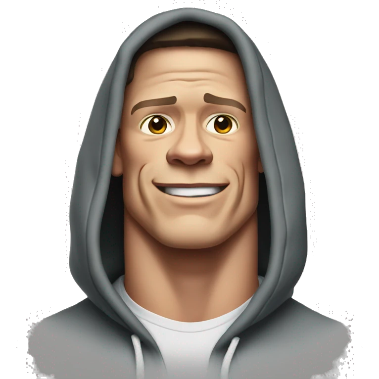 john cena wearing a hoodie emoji