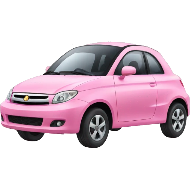 Coche rosa emoji