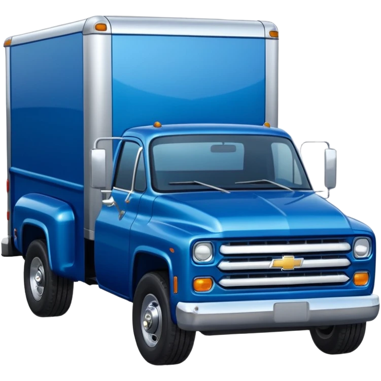 Modern Chevrolet truck emoji