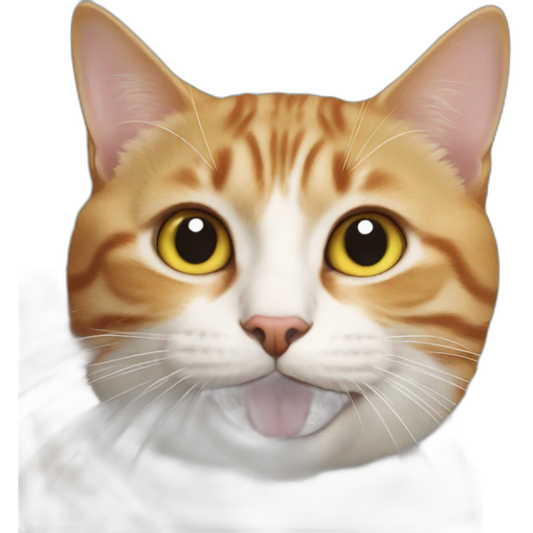 Cat got your tongue emoji