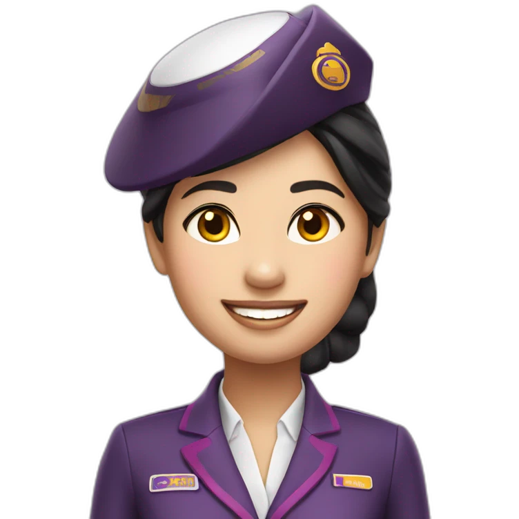 Thai Airways cabin crew emoji
