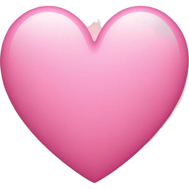 Aesthetic pink heart  emoji