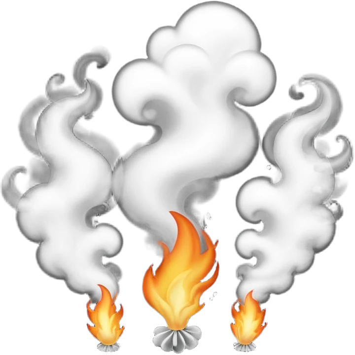 3 plumes blanches emoji