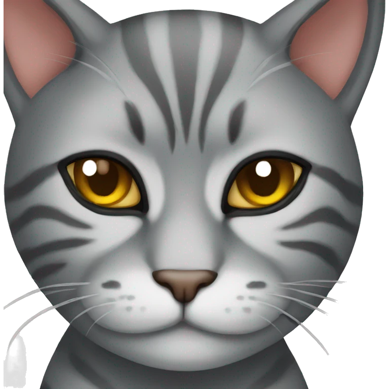 mean cat emoji