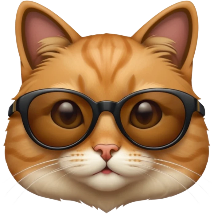 Cat wearing sunglasses emoji