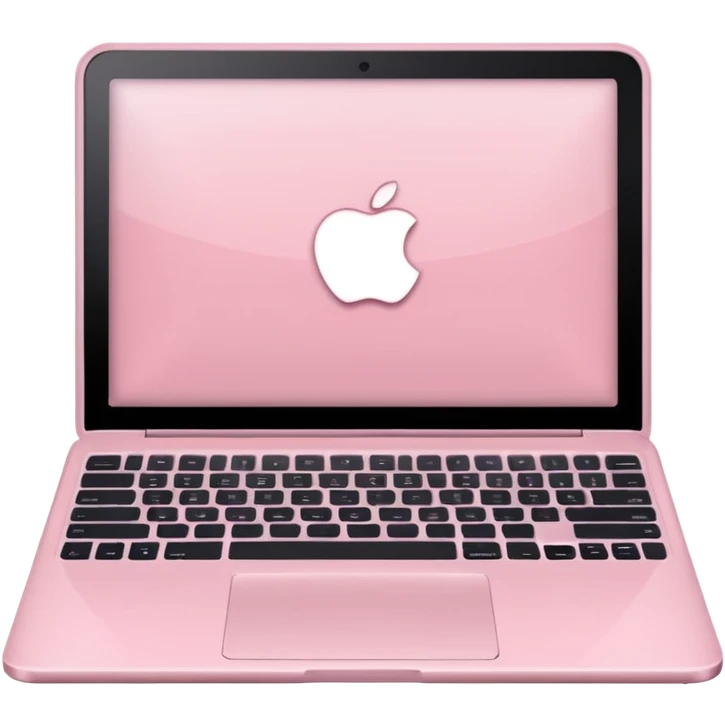 Light pink laptop emoji