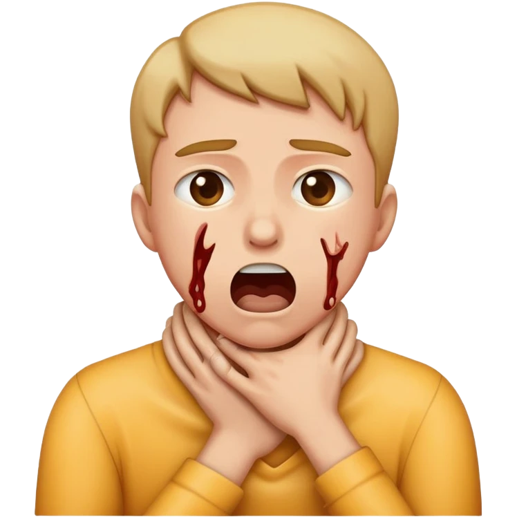 Chocking emote emoji