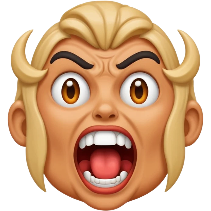 Baddie screaming  emoji