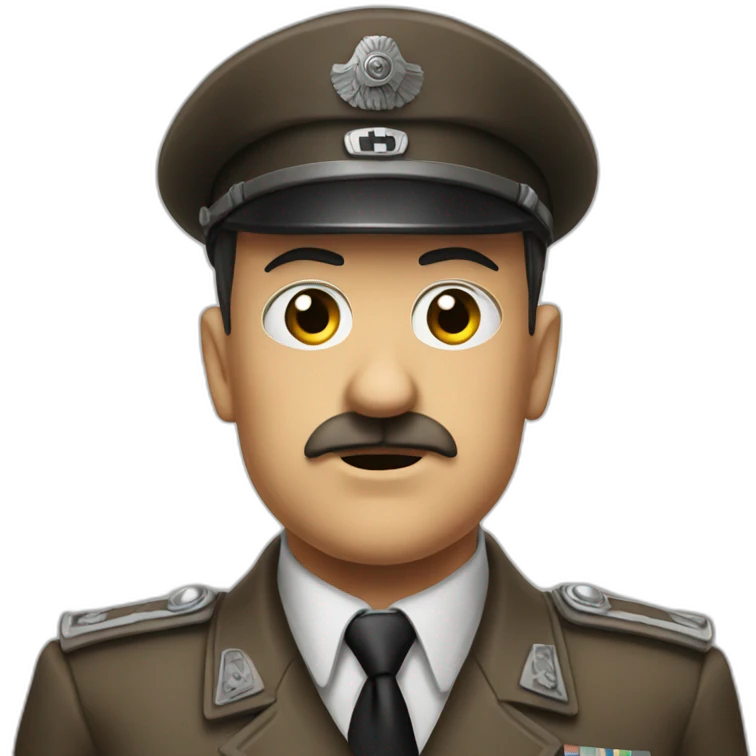 Hitler pas content emoji