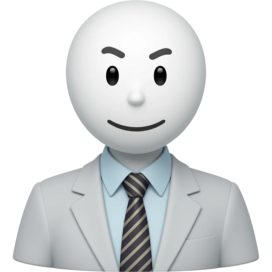 stick figure sitting emoji