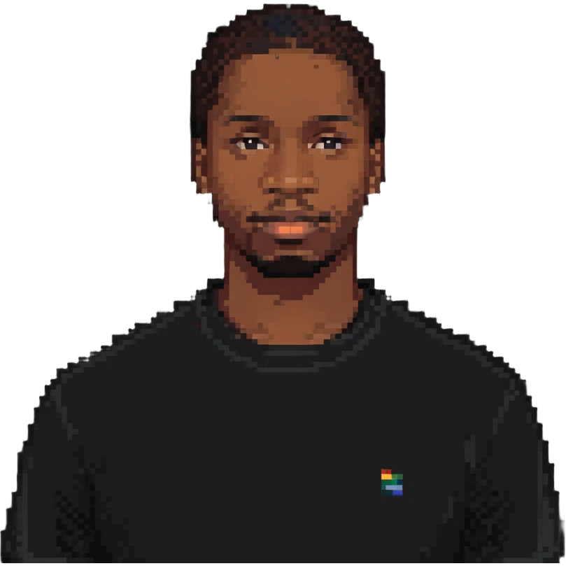 portrait of a Black man emoji