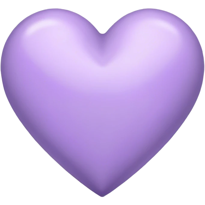 Lavender heart emoji