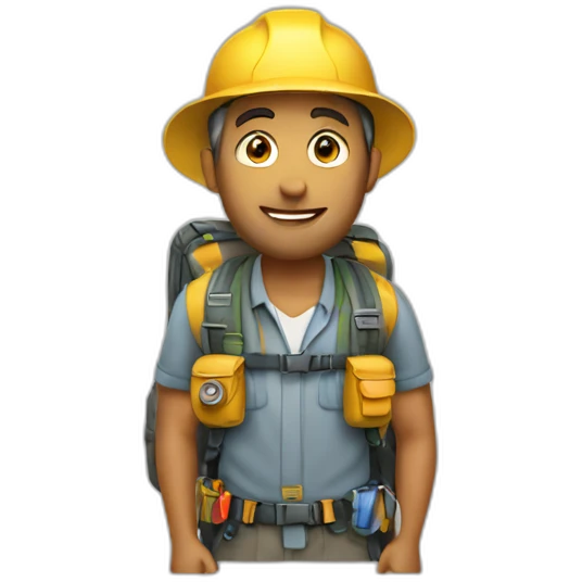 backpacking engineer emoji