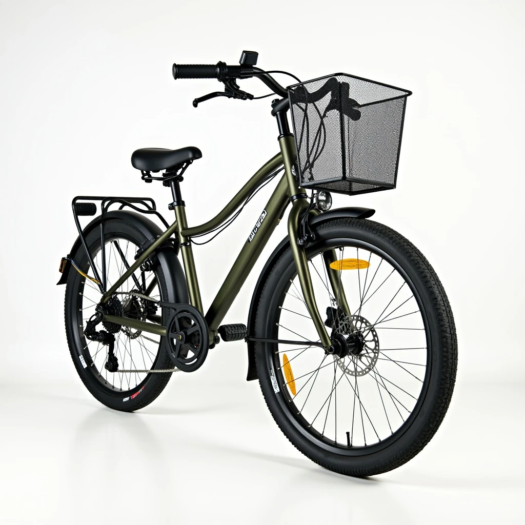 cycle with front basket emoji