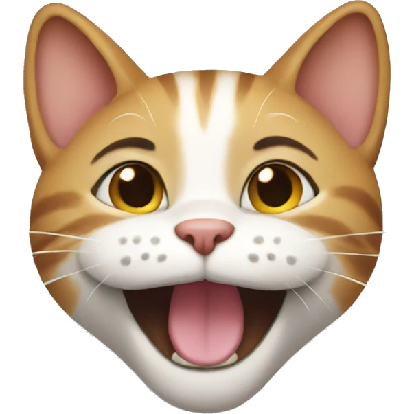 Happy cat emoji