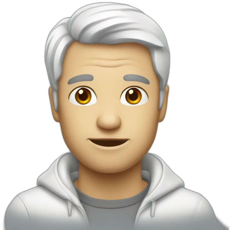 homme blanc emoji