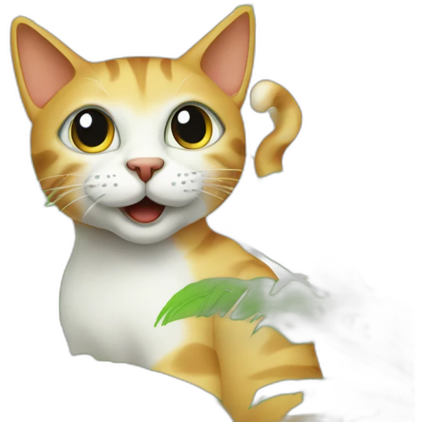 cat-and-PalmTree emoji
