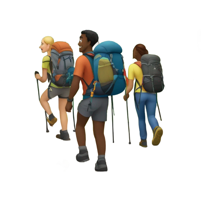 Hiking emoji