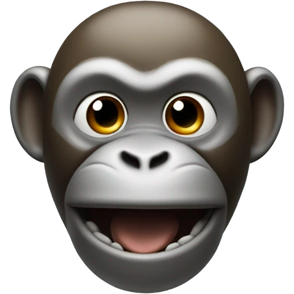 Monkey with the body of a seal emoji