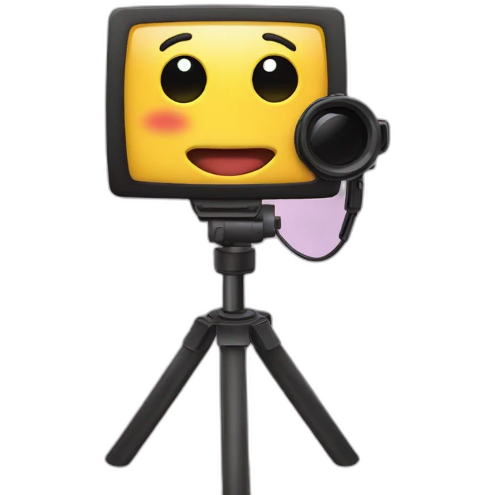 PhotoBooth on a tripod emoji