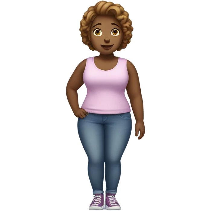 Fat girl emoji