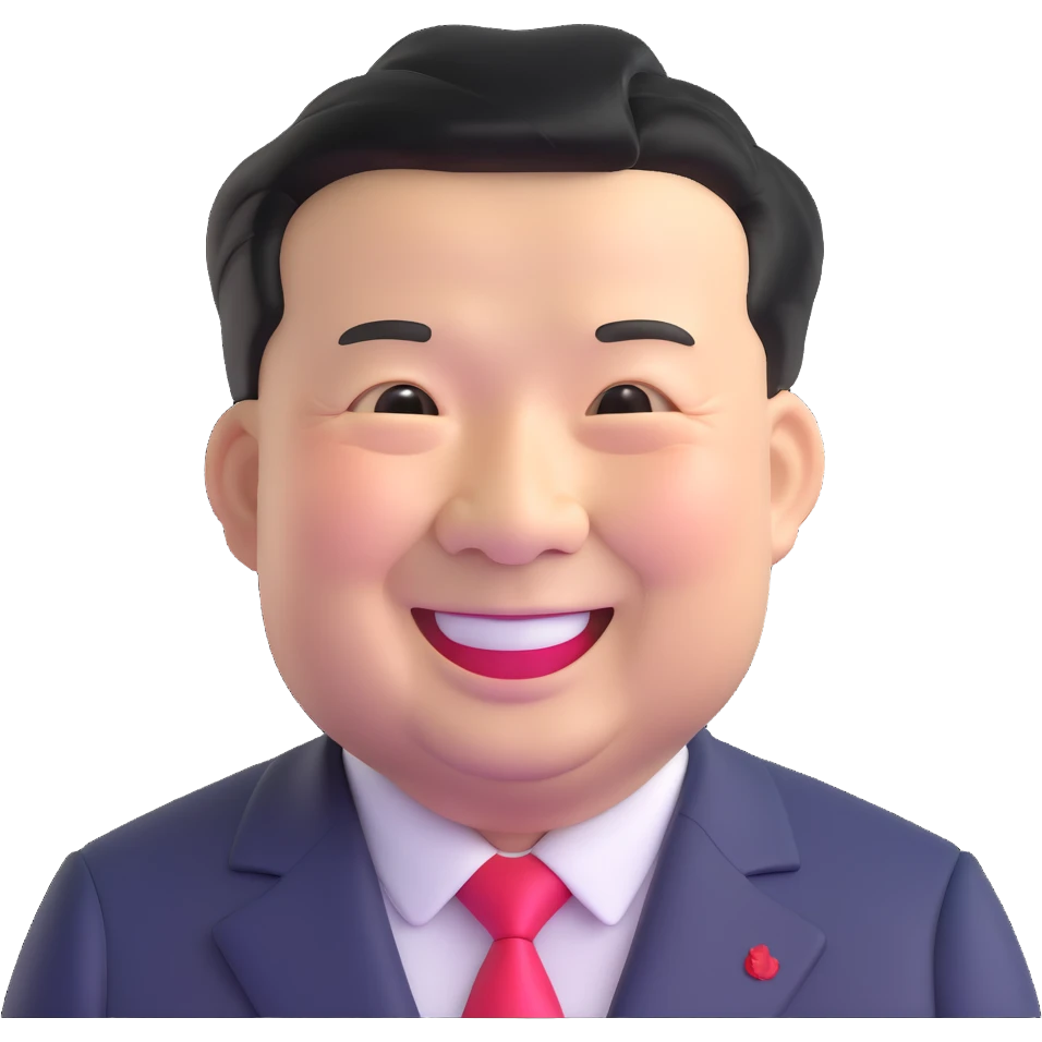 Xi Jinping smiling emoji