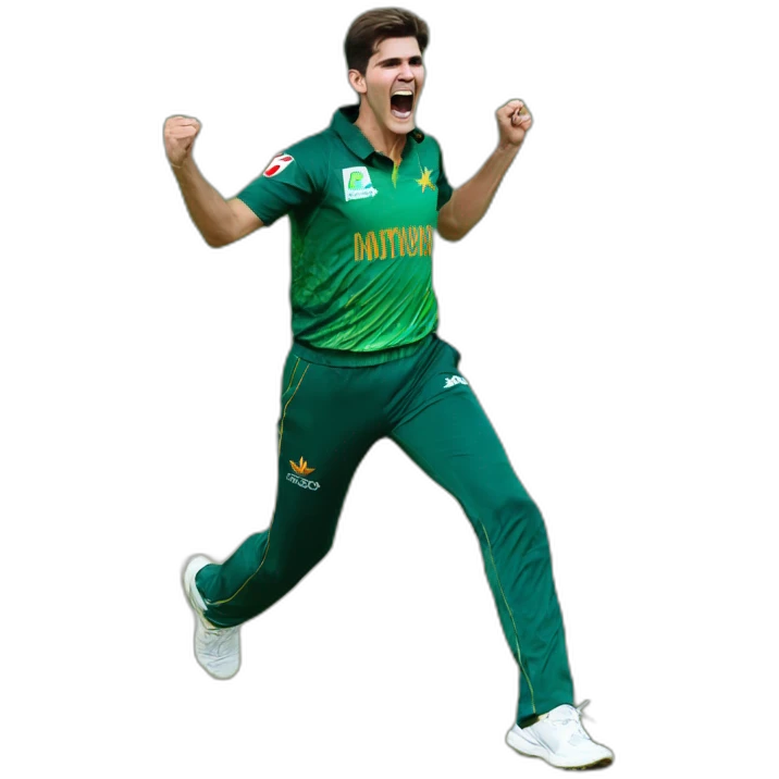 shaheen afridi doing his celebration emoji
