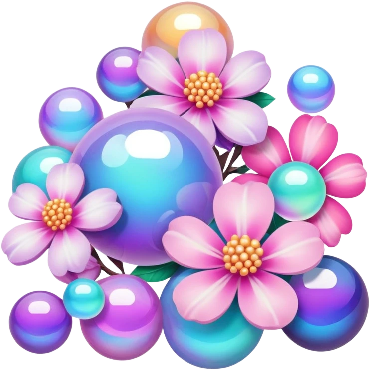 Epic divine legendary celestial flowery complex detailed iridescent gradients marbles aesthetic-scenery-Decorations emoji