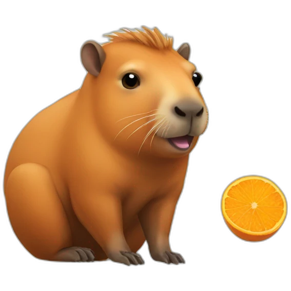 capibara orange emoji