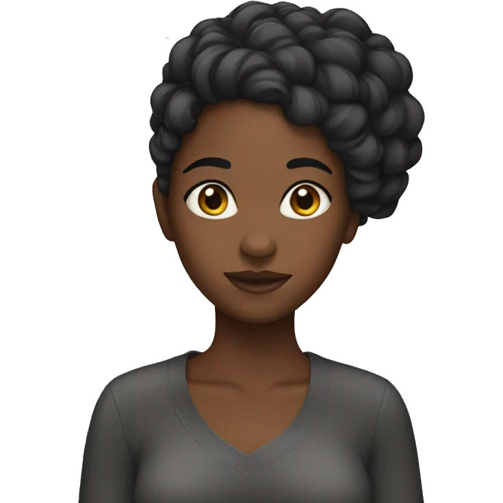 Black girl emoji