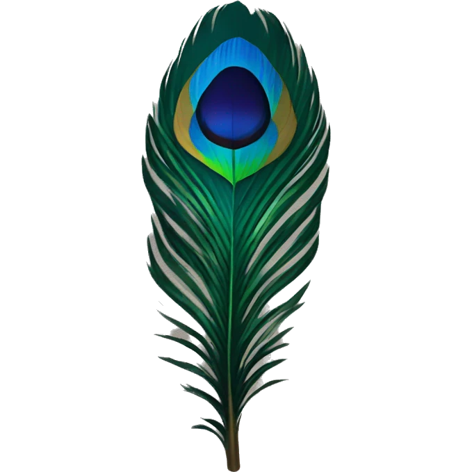 peacock feather emoji