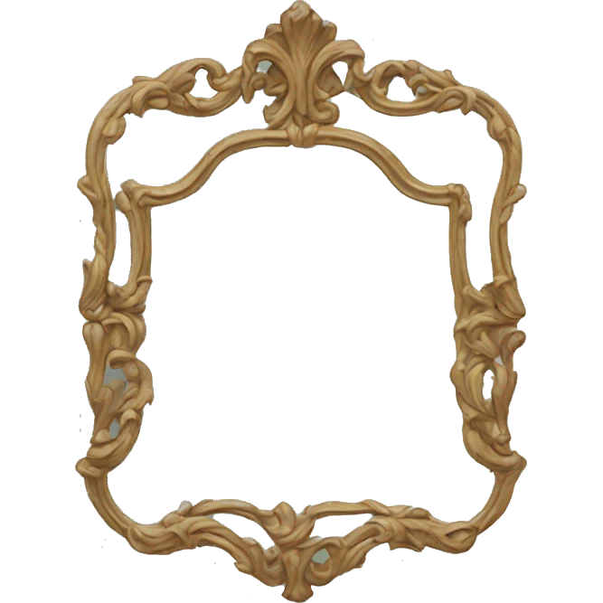 Vintage mirror  emoji
