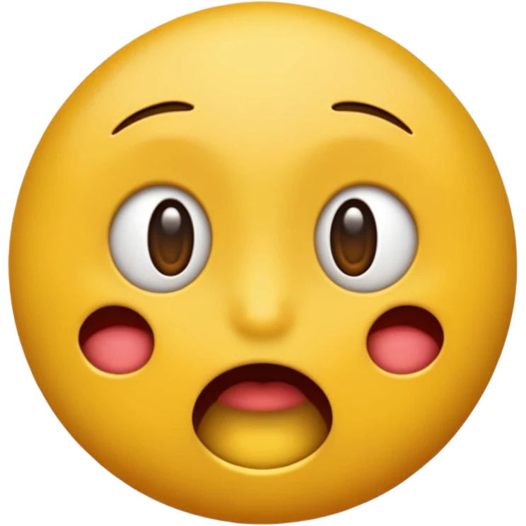 Emoji qui tire nerveusement la langue emoji