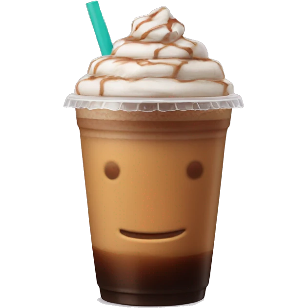 Dunkin’ iced coffee  emoji