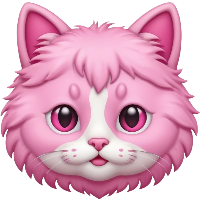 Pink heart eyes kitty emoji emoji
