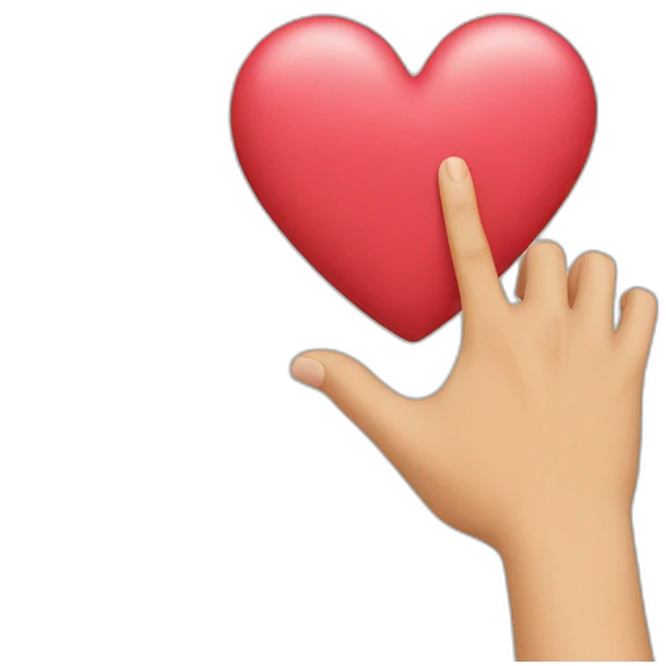 hand-heart emoji