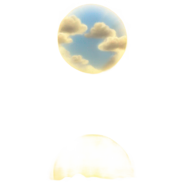 Un rayo de luz del sol entre las nubes en el cielo emoji