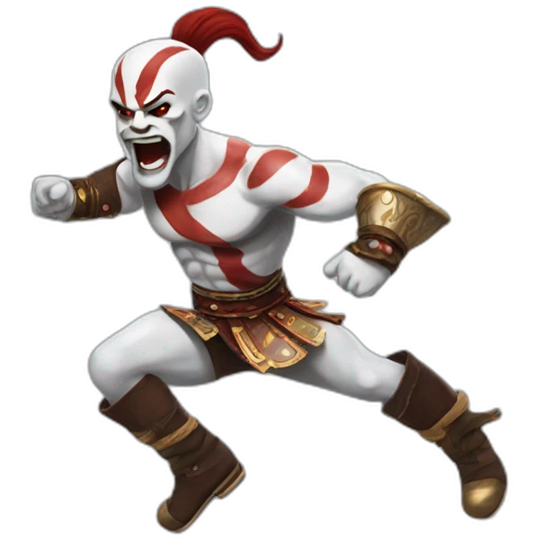 Tap dancing kratos emoji