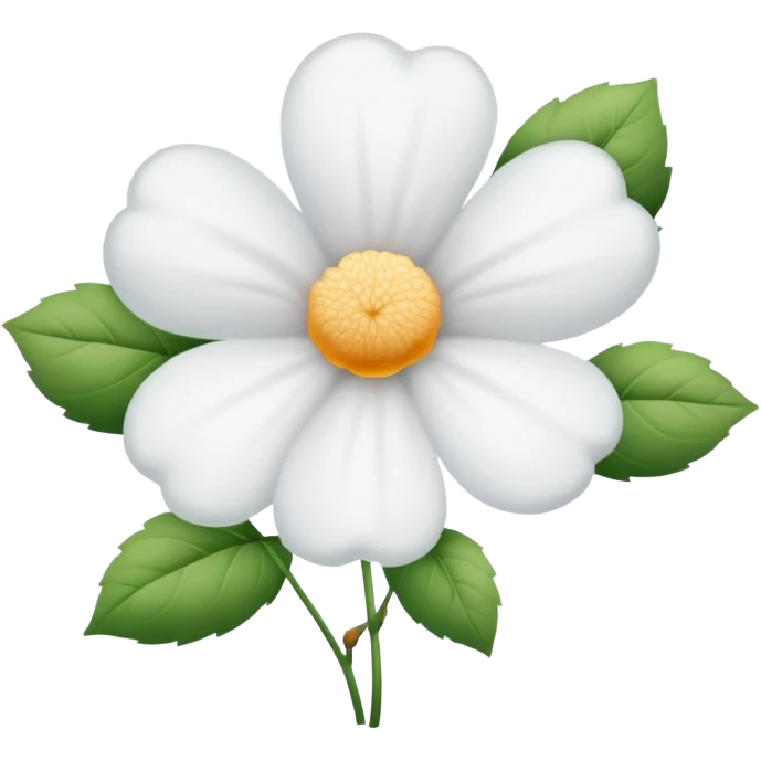Its cotton like flower emoji