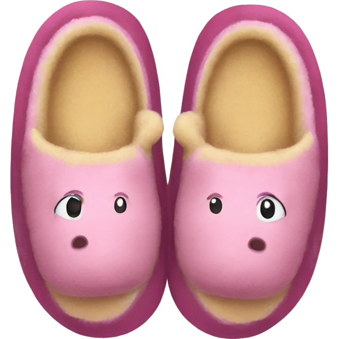 Cute cumfy slippers  emoji