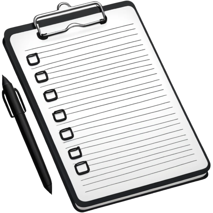 outline notes emoji