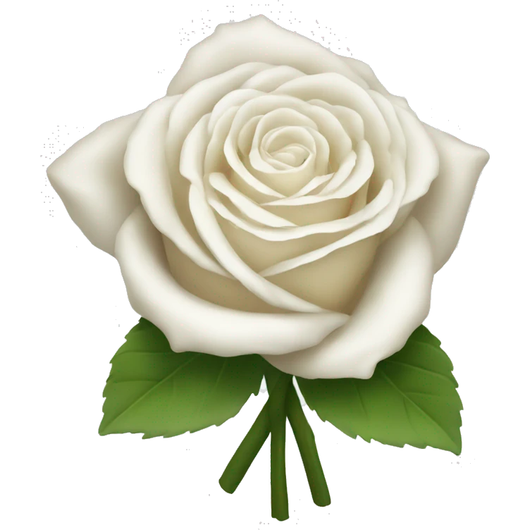 White rose flower bouquet emoji