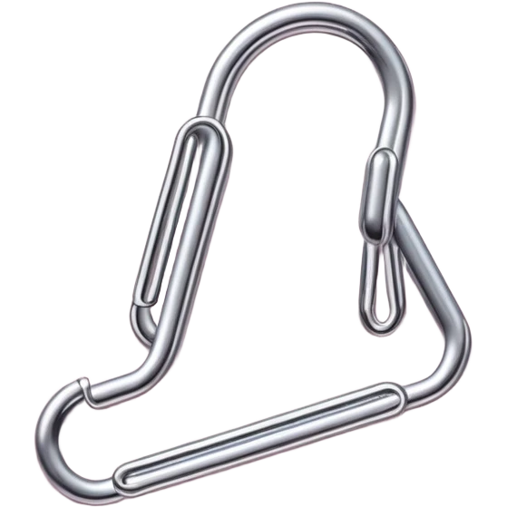 pastel pink paper clip emoji