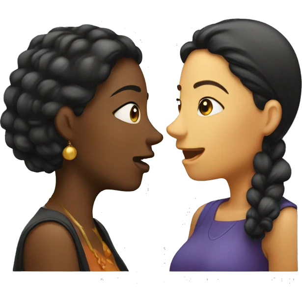 two women gossiping emoji