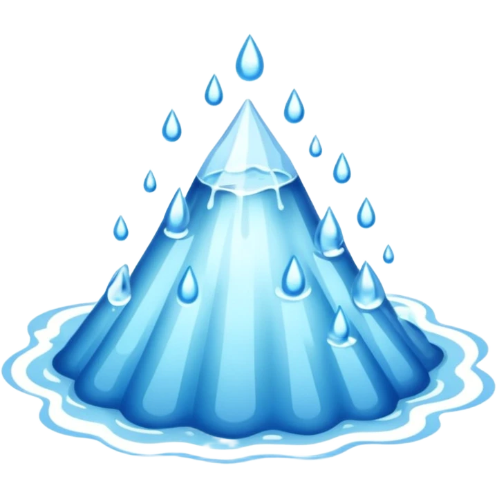 spiled water on the ground emoji