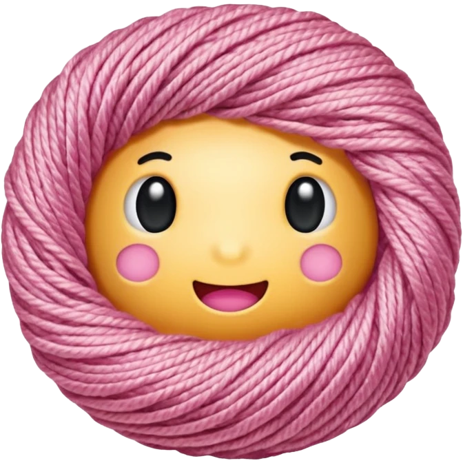 light pink yarn emoji