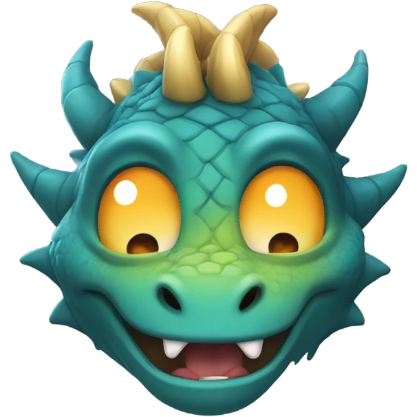 Dragon wink emoji