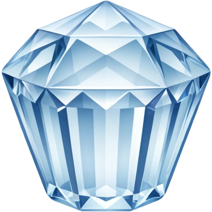 generate beautiful white crystal capital i emoji